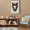 Posterpapier Poster - Polite Fox 21x30 cm Für Kinder Produktbild-Vorschau 2