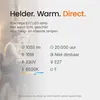Kobi LED Peerlamp A60 E27 Helder - 10.5W 1055lm 6500K - Productafbeelding-voorbeeld 3