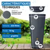 4rain Réservoir VASO 2en1 220L graphite avec robinet PE Voir les images du produit 10