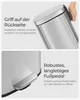 SONGMICS Poubelle à pédale 30L en inox avec couvercle et Voir les images du produit 10