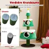 COSTWAY Arbre à chat pour Noël, adorable arbre de Noël pour Voir les images du produit 10