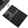 A wireless numeric keypad is shown next to a laptop keyboard. Produktbild-Vorschau