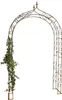Torbogen Rosenbogen Edelrost 140 cm Rankhilfe Kletterhilfe Produktbild-Vorschau 8