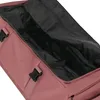 Close-up view of the open interior of a rose-colored travel bag. Náhled obrázku produktu