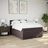 Boxspringbett mit Matratze Dunkelbraun 140x200 cm Stoff Produktbild-Vorschau 3