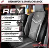 WALSER Sitzauflage Auto Rey, Sitzschoner Auto schwarz/grau, Produktbild-Vorschau 2