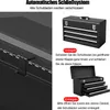 Kovový box na nářadí COSTWAY, box na nářadí se 3 zásuvkami Náhled obrázku produktu 6