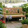 riess-ambiente Wetterfeste Gartenbank EMPIRE TEAK 120cm Produktbild-Vorschau 1