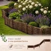 Floranica 1 pezzo Recinzione in vimini 40 cm x 100 cm – Anteprima dell’immagine prodotto 5