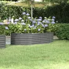 vidaXL Pozinkovaná ocelová vyvýšená postel 152x80x36 cm Náhled obrázku produktu 2