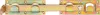 Loquet de porte à double battant 430x70x180 mm galvanisé Voir les images du produit 1
