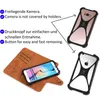 A collage of images showing a phone case and its features, with text descriptions. Produktbild-Vorschau