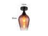 Kleine ausgefallene LED Deckenleuchte für Wohnzimmer, Lampe Produktbild-Vorschau 4