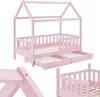 Juskys Kinderbett Marli 80 x 160 cm - Bettkasten, Gitter, Produktbild-Vorschau 1