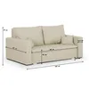 KomfortWelt24 2 Sitzer Sofa mit Schlaffunktion und Produktbild-Vorschau 4
