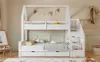 okwish Etagenbett Holzbett 90x200cm & 140x200cm, Produktbild-Vorschau 3