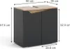 Waschbeckenunterschrank Vicco Marelle Anthrazit/Artisan 60 Produktbild-Vorschau 3