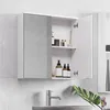 Yaheetech Spiegelschrank Badezimmerschrank 2-stufiger Produktbild-Vorschau 2