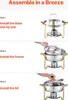 Instructions for assembling a chafing dish. Produktbild-Vorschau