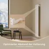 S'AFIELINA Heizkörper Halterung 48 × 88mm Montagematerial Produktbild-Vorschau 7
