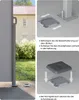 Instructions for mounting a side awning post base. Produktbild-Vorschau