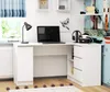Bureau d'angle B20 CLP Droit Sonoma/Blanc avec 3 tiroirs et Voir les images du produit 6
