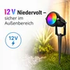 Faretto LED da giardino a 12V, luce RGB, 6W, 16 colori + Anteprima dell’immagine prodotto 2