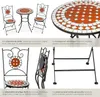 Ensemble table et chaises de jardin - marron Voir les images du produit 5