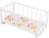 LETTO IN LEGNO BIANCO LETTO IN LEGNO per bambole lettino Anteprima dell’immagine prodotto 3