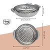 bremermann Grillkorb rund 27 x 6 x 22,5 cm Edelstahl Produktbild-Vorschau 7
