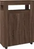 Badschrank Schmal mit Rollen Eichen-Optik Holzwerkstoff, Produktbild-Vorschau 6
