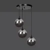 Lampadario Emibig 3xE14 40W COSMO 3 NERO GRAFITE PREMIUM Anteprima dell’immagine prodotto 9