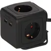 BAT Steckdosenwürfel 4-fach mit 2x USB (Mehrfachsteckdose Produktbild-Vorschau 2