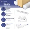 VOUNOT® 3er Set Türdichtung unten, zuschneidbare Produktbild-Vorschau 3