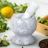 Mortier XXL en marbre avec pilon, diamètre 11 cm - robuste Voir les images du produit 9