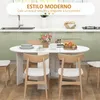 Esstisch/Küchentisch - Klappbarer Tisch - Oval - Mit Produktbild-Vorschau 4