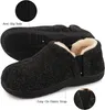 Herren Hausschuhe Rutschfest Bequem Memory Foam Schwarz Produktbild-Vorschau 3