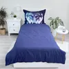 Blue Wolf Kuschelige Bettwäsche Polyester, 140x200 cm & Produktbild-Vorschau 5