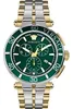 Versace VE3L00422 Greca Chrono grün silber gold Edelstahl Produktbild-Vorschau 2