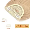 Pony Haarteil Echthaar Clip in Bangs One Piece Extensions Produktbild-Vorschau 4