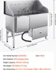 SucceBuy Station de lavage pour chiens en acier inoxydable, Voir les images du produit 7