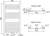 Mexen Ares elektrischer Heizkörper 900 x 500 mm, 300 W, Produktbild-Vorschau 6