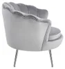 Eleganter Sessel THIAGO – grau / silberne Beine Produktbild-Vorschau 3