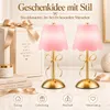 Ciskotu Rosa Schleifen-Tischlampe 2er-Set, Akku, Type-C, Produktbild-Vorschau 5