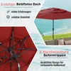 Parasol COSTWAY résistant au vent, parasol de jardin 300 cm Voir les images du produit 5
