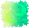 Set di 100 adesivi murali fluorescenti Stelle e luna Anteprima dell’immagine prodotto 1