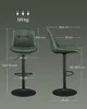 VASAGLE Barhocker 2er Set, höhenverstellbar, drehbar, mit Produktbild-Vorschau 3