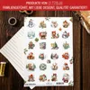 Adventskalender Zahlen Aufkleber - 24 Sticker Produktbild-Vorschau 3