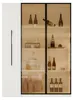 Multifunktionsschrank 110,5×35×160 cm, Vitrine mit Glastür Produktbild-Vorschau 7