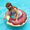 Plavecký kruh 120cm – Donut plavecký kruh hnědý velký do Náhled obrázku produktu 2